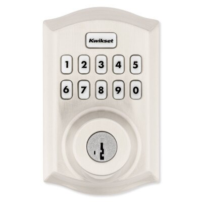 Kwikset 620 Z-Wave 700 Traditional Keypad Smart Lock with Home Connect, Satin Nickel